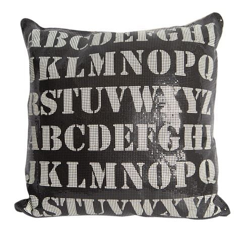 CAM - Alpha Mesh Cushion Noir 40x40cm