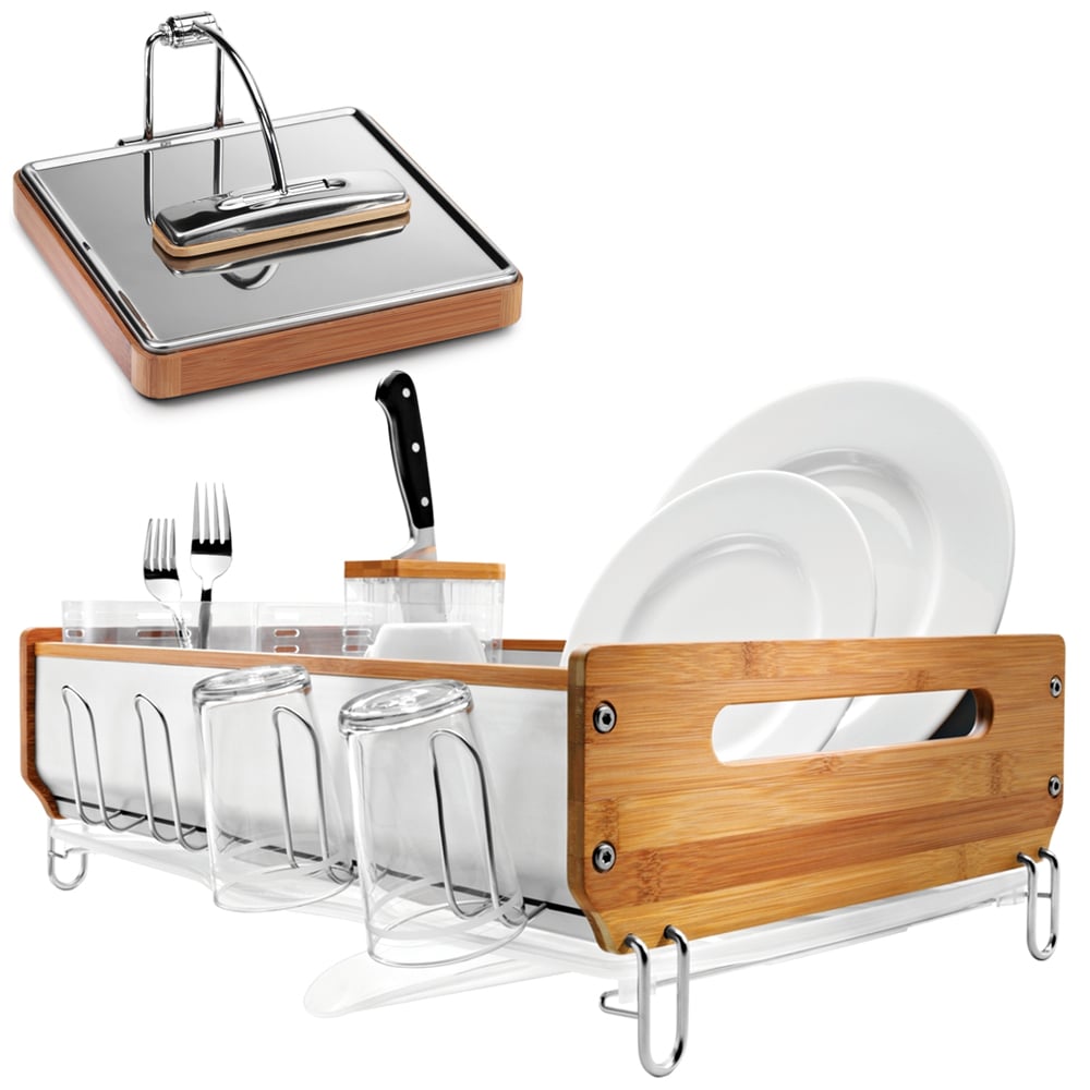 Simplehuman - Bamboo Frame Dish Rack