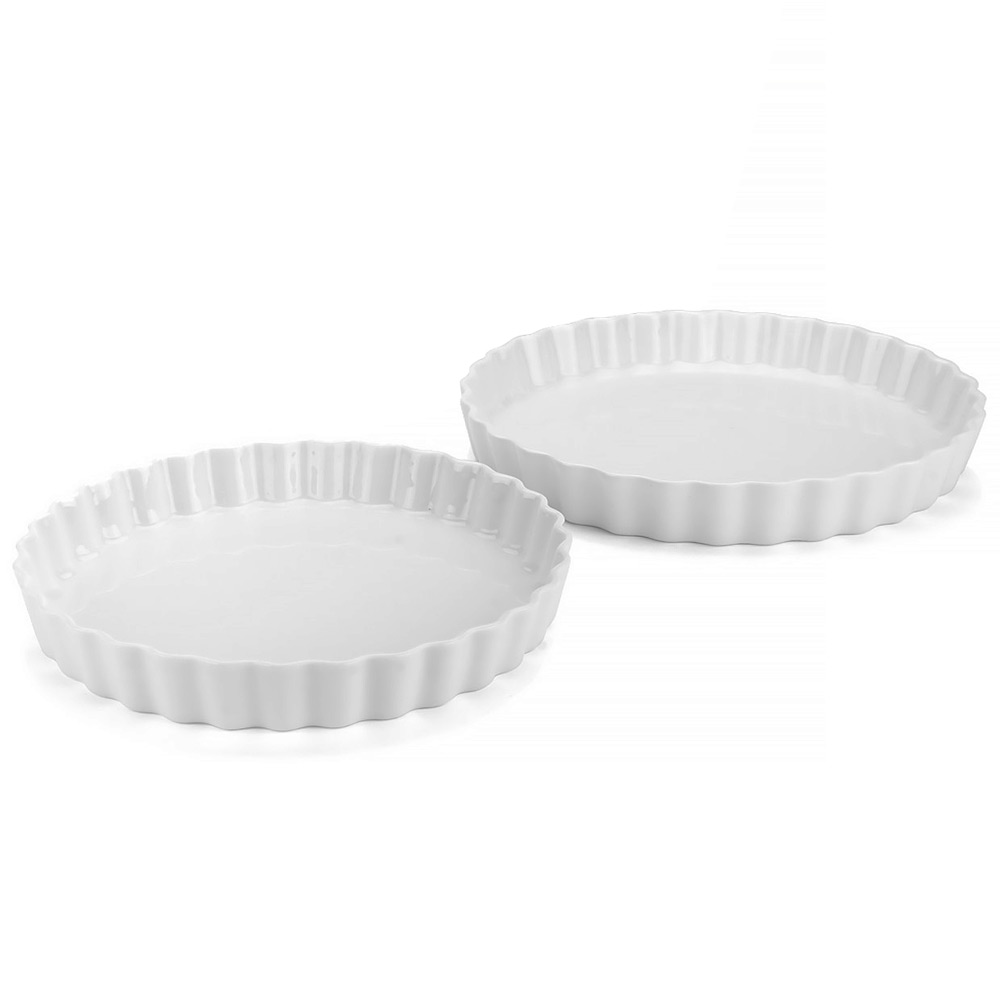 Pillivuyt Round Quiche Dish Set 2pce Peter's of Kensington