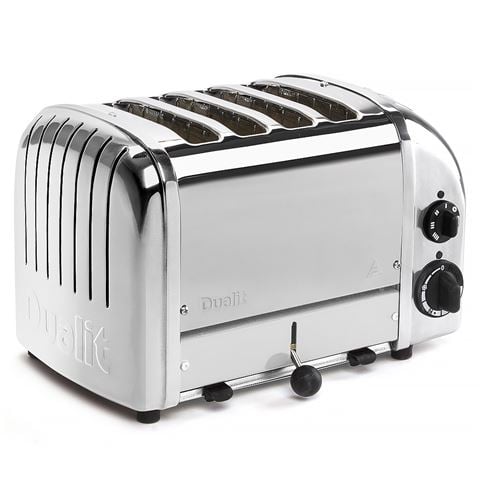 Dualit Toaster Combi 2+1 Three Slot 3 Slice w/ Sandwich Cage Stainless  Steel