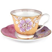 Wedgwood - Butterfly Bloom Teacup & Saucer Yellow