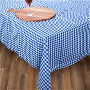 Rans - Gingham Tablecloth Large Blue 150cm x 300cm