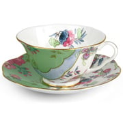 Wedgwood - Butterfly Bloom Teacup & Saucer Green