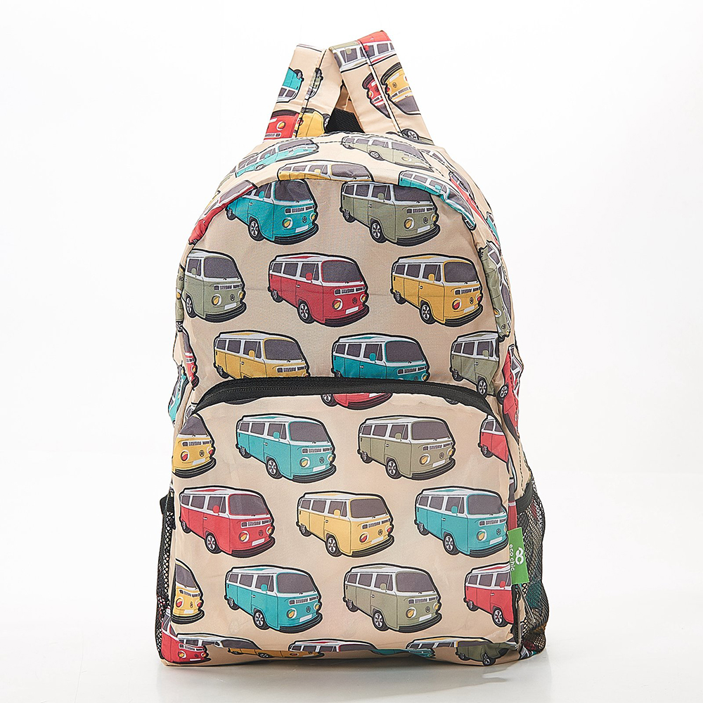 Eco-Chic - Foldable Backpack Camper Van Beige | Peter's of Kensington