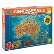 Blue Opal - Giant Map Down Under Puzzle 300pce