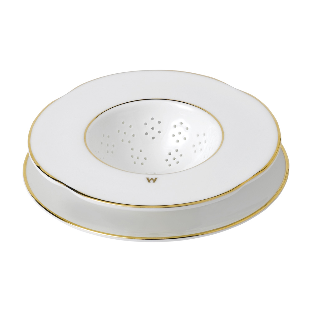 Wedgwood Tea Accessories Strainer & Tray 2pce Peter's of Kensington