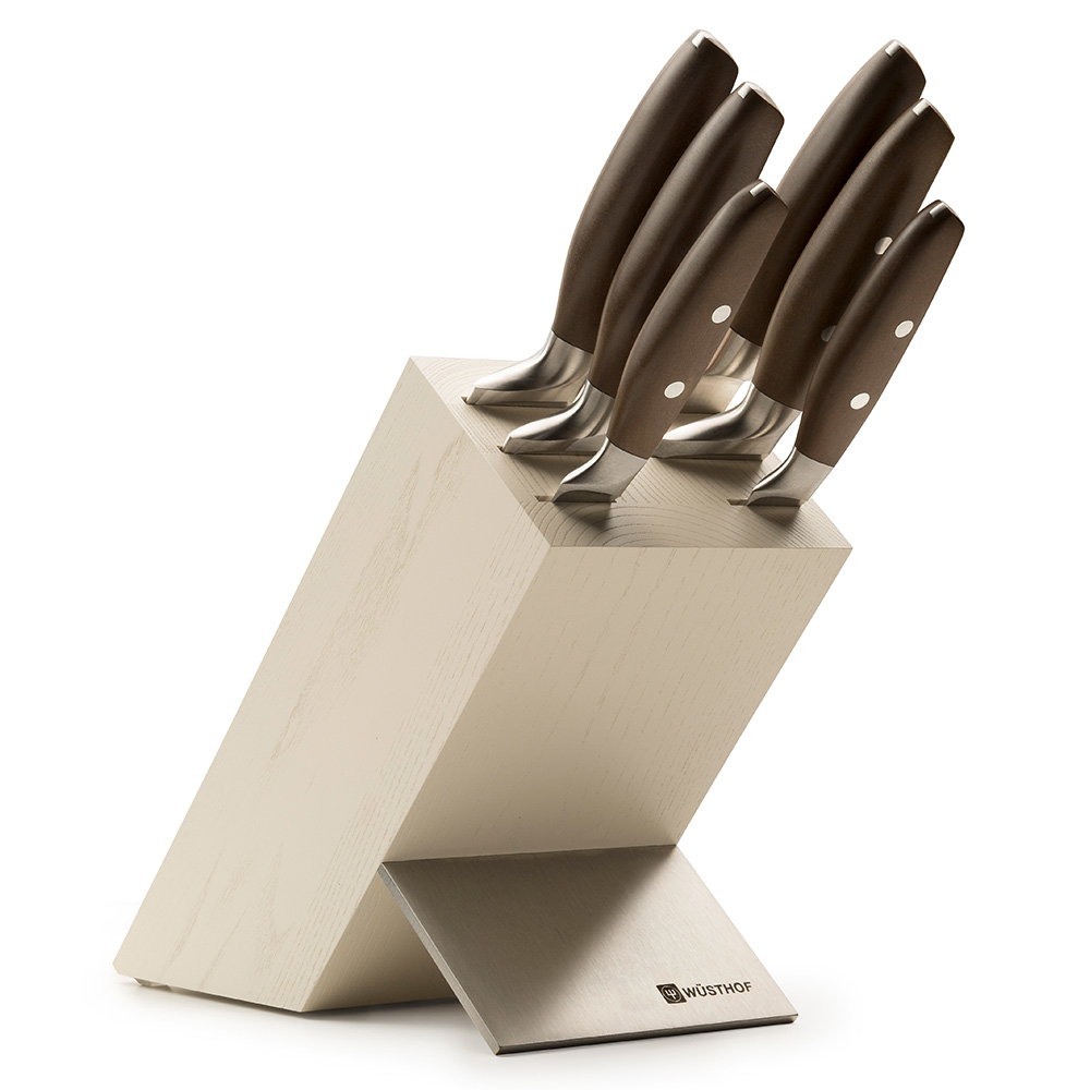 Wusthof Epicure Creme Knife Block Set 7pce Peter's of Kensington