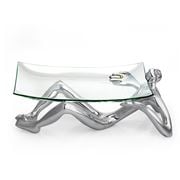 Carrol Boyes - On Show Glass Platter & Stand 2pce