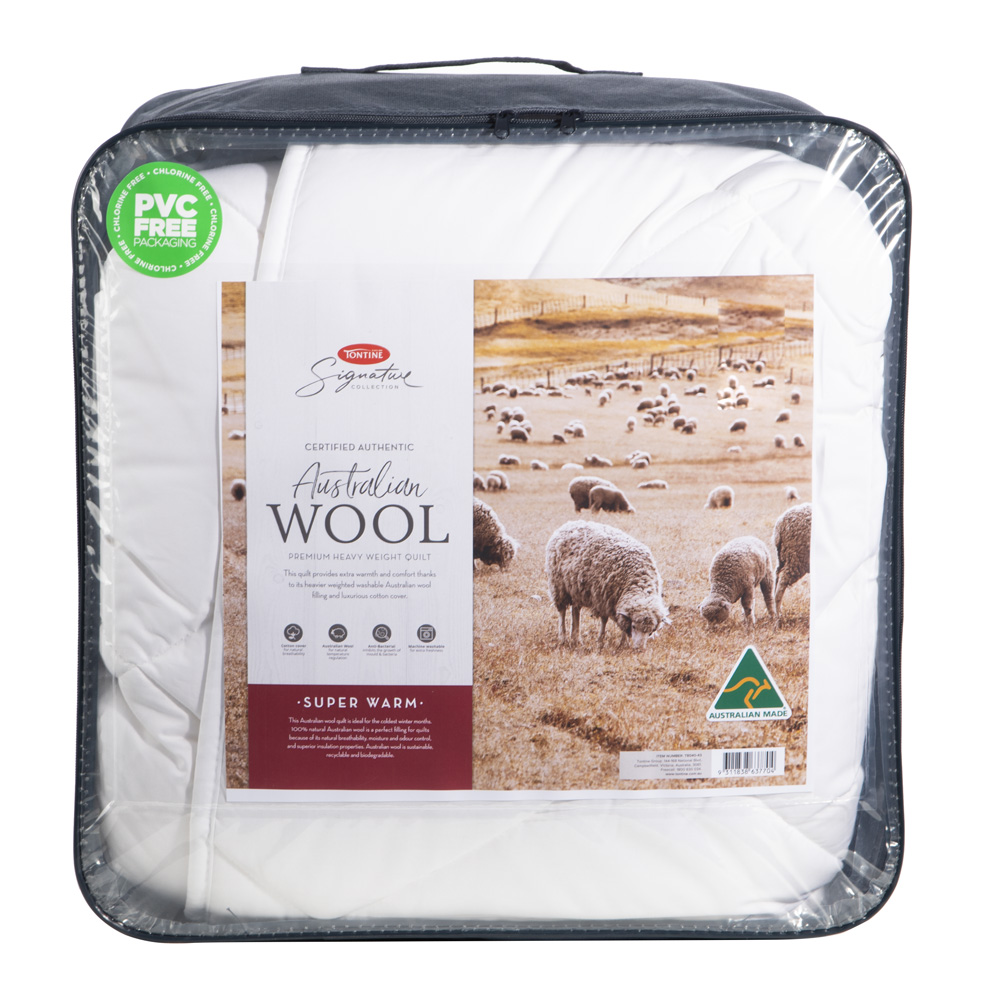 Tontine Signature Australian Wool Super Warm Quilt King Peter's of