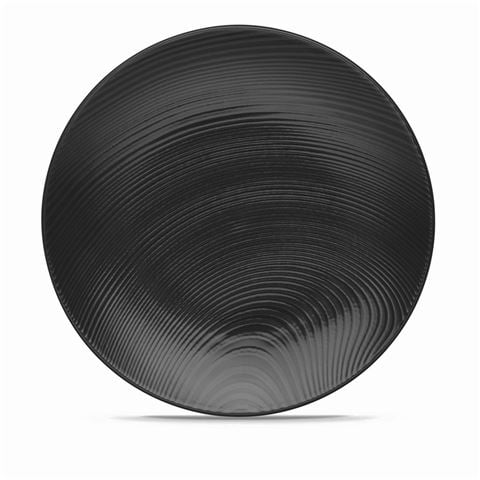 Noritake Bob Dune Coupe Salad Plate Black 21cm - Peter's of Kensington