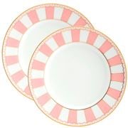 Noritake - Carnivale Cake Plate Pink 21cm Set 2pce