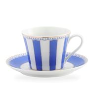 Noritake - Carnivale Cup & Saucer Dark Blue Set 2pce