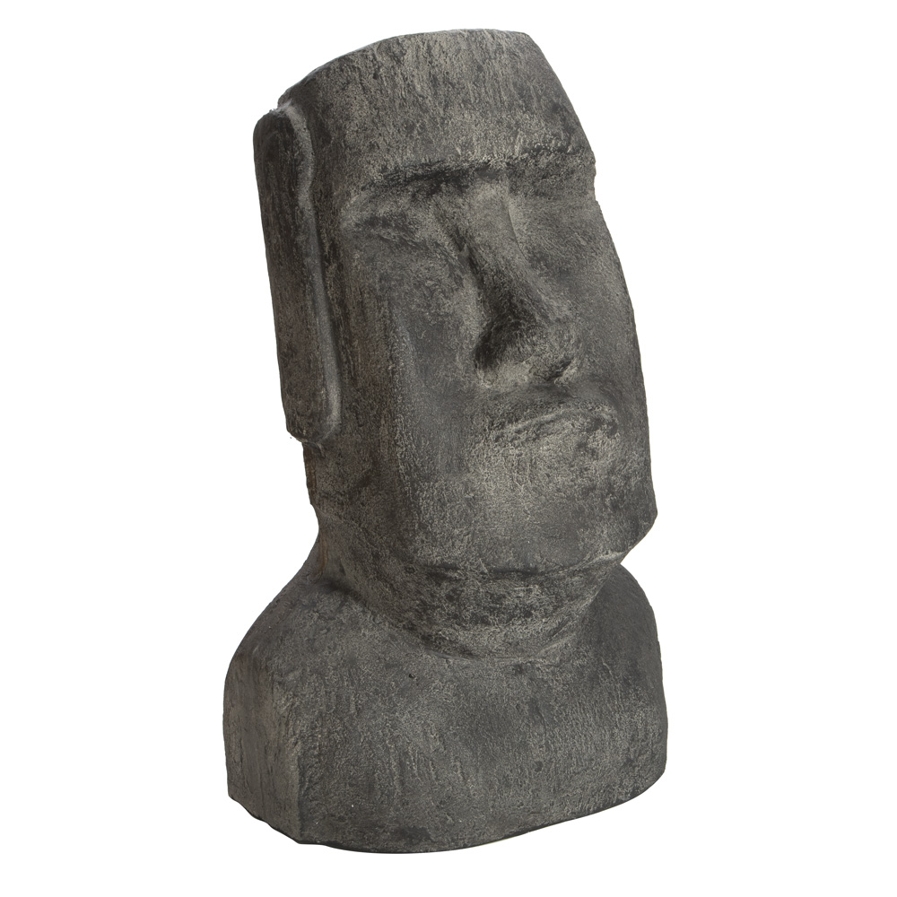 NEW Luxe By Peter's Moai Grey Sculptural Object 36x59x29.5cm 