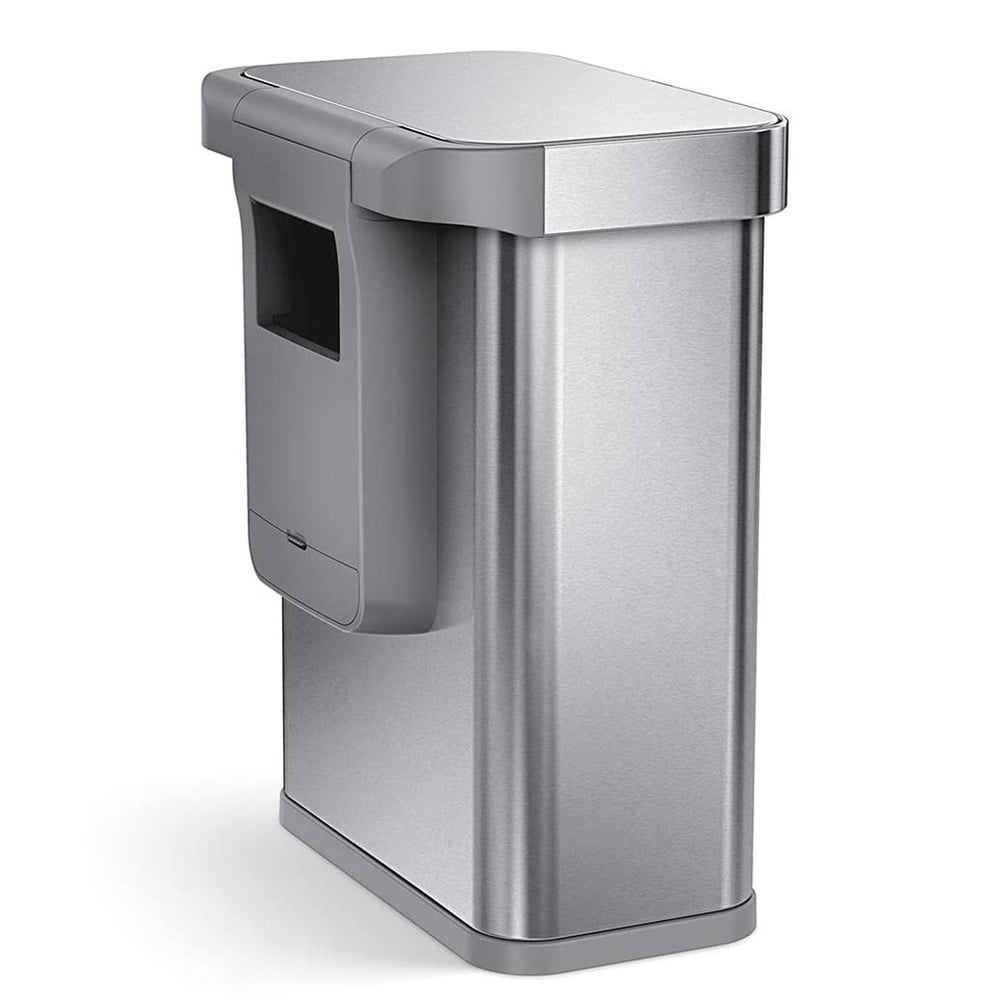 Simplehuman Voice & Motion Sensor Bin Stainless Steel 58L Peter's