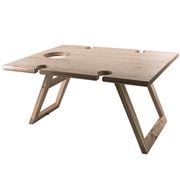 Peer Sorensen - Folding Picnic/Wine Table Rubberwood 48x38cm