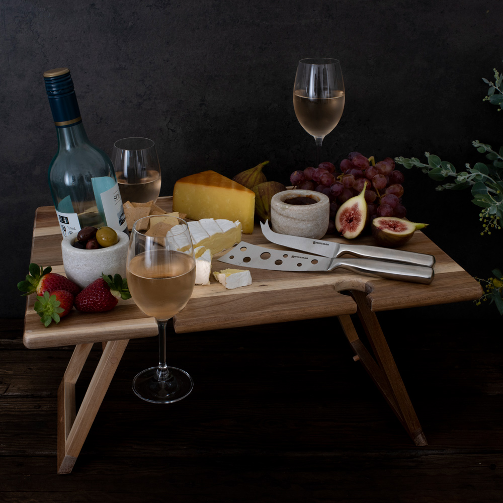 Peer Sorensen Folding Picnic/Wine Table AcaciaWood 48x38cm Peter's