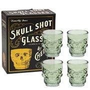 Luxe By Peter's - Skull Shot Glasses Set 4pce