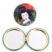 Luxe By Peter's - Geisha Compact Mirror Green 7cm