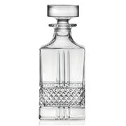 RCR Crystal - Brillante Square Whisky Decanter 850ml