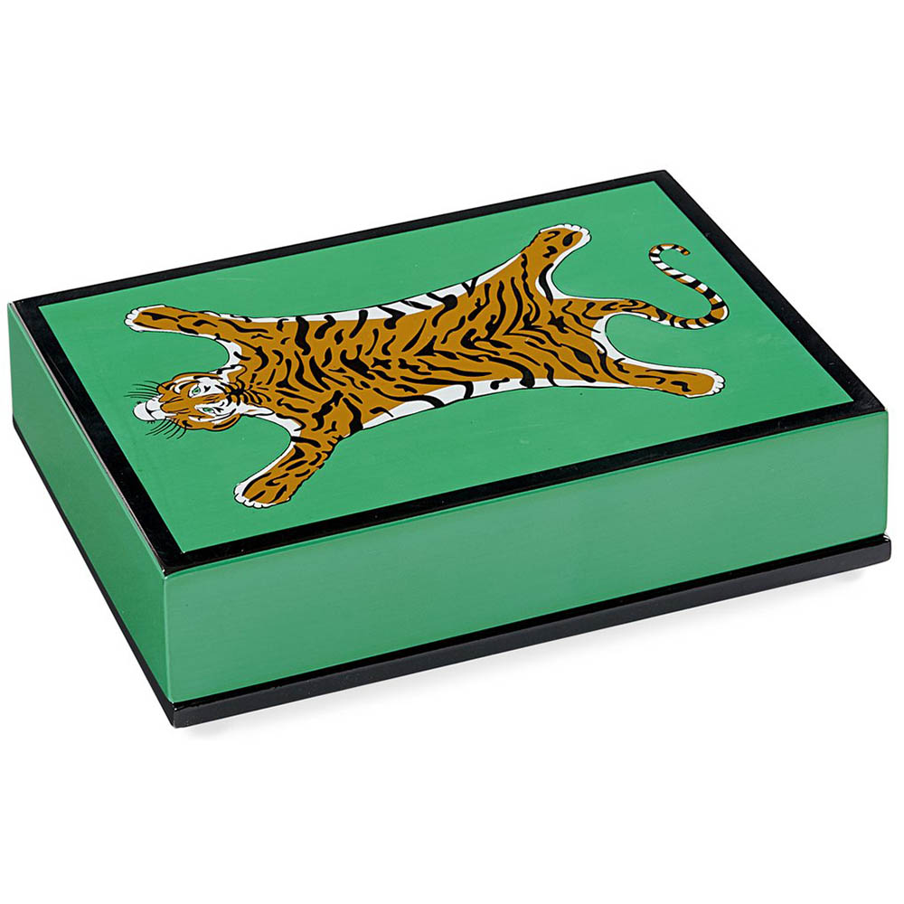 Jonathan Adler Tiger Lacquer Card Set Peter's of Kensington