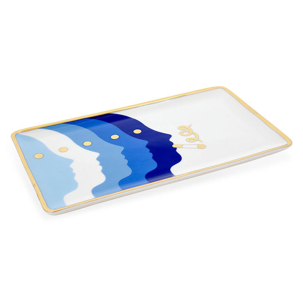 Jonathan Adler Atlas Rolling Tray Peter's of Kensington