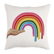 Jonathan Adler - Hand Rainbow Beaded Pillow