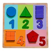 Kiddie Connect - Fractions With Numbers Puzzle