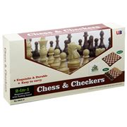 Games - Chess & Checkers 2-in-1 Magnetic Game W/Board