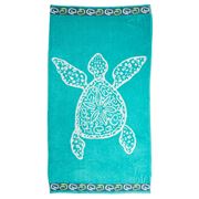 Rans - Premium Jacquard Beach Towel Turtle