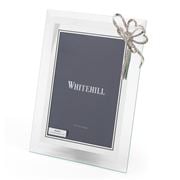 Whitehill - Glass Frame Bow Motif 13x18cm