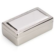 Whitehill - Silver-Plated Beaded Mini Trinket Box