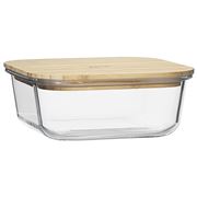 Ecology - Nourish Square Storage With Bamboo Lid 18cm