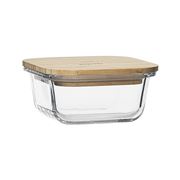 Ecology - Nourish Square Storage With Bamboo Lid 11.5cm