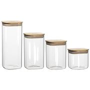 Ecology - Pantry Square Canister Assorted Sizes Set Of 4
