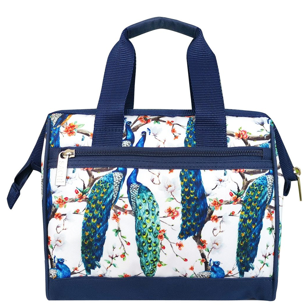 Sachi - Insulated Lunch Bag Peacocks | Peter's of Kensington