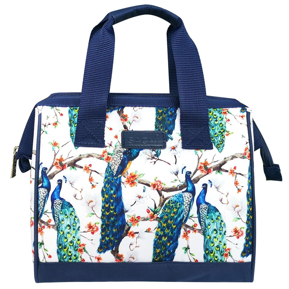 Sachi - Insulated Lunch Bag Peacocks | Peter's of Kensington