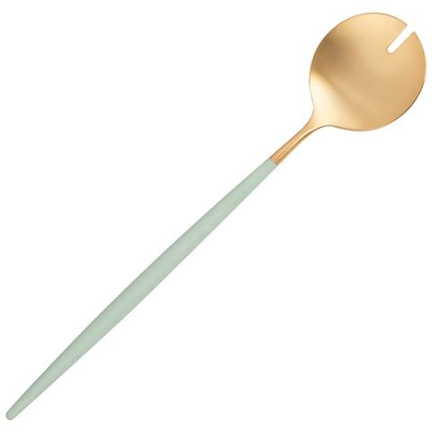 Cutipol Goa Celadon/Matte Gold Salad Set 2pce - Peter's of Kensington