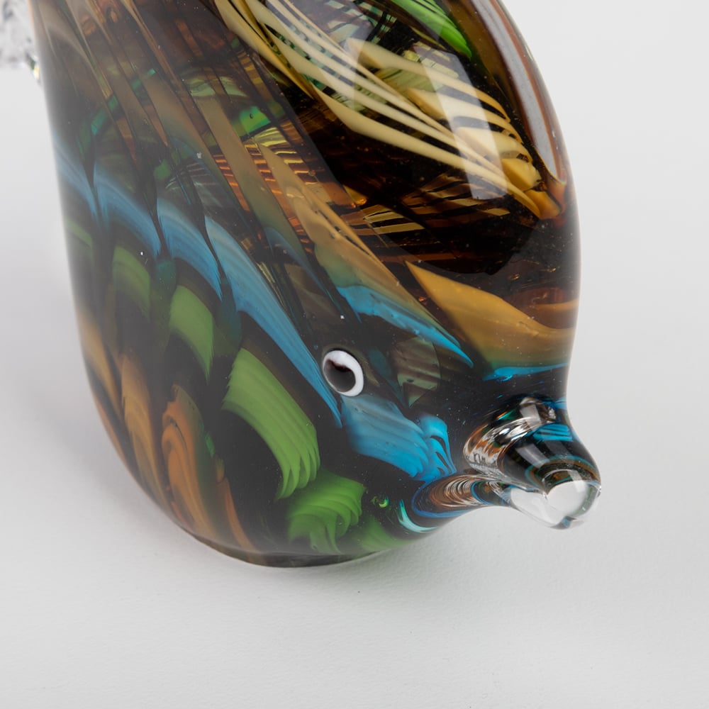 Zibo Hola Green Coloured Glass Fish Peter's of Kensington