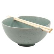 S & P - Ikana Bowl w/Chopsticks Moss 16cm
