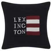Lexington - Flag Knitted Sham Cushion Blue & White 50x50cm