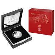 RA Mint - 2021 Lunar Year of the Ox $5 Fine Silver Dome Coin