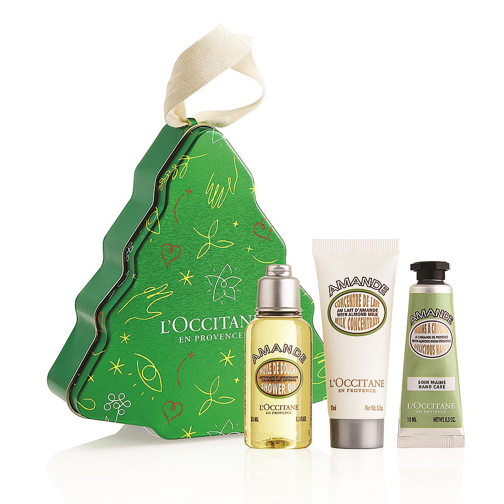 L'Occitane My Sweet Essentials Almond Tree Ornament 3pce Peter's of