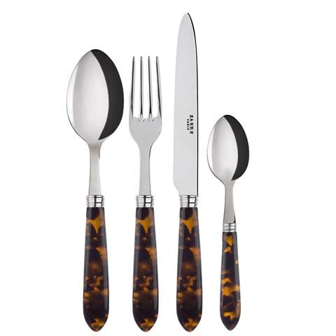 Sabre - Tortoise Cutlery Set 4pce