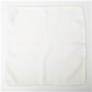 Baci Milano - White Plain Linen Napkin 40x40cm