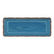 Le Cadeaux - Antiqua Baguette Tray Blue 38x15cm