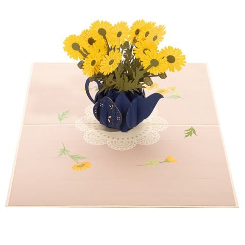 Colorpop - Daisy Vase Medium Card