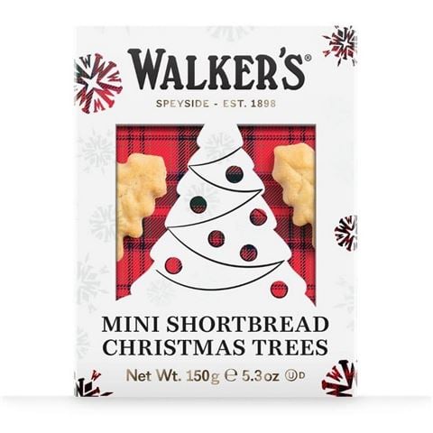 Walkers - 3D Mini Shortbread Christmas Trees 150g