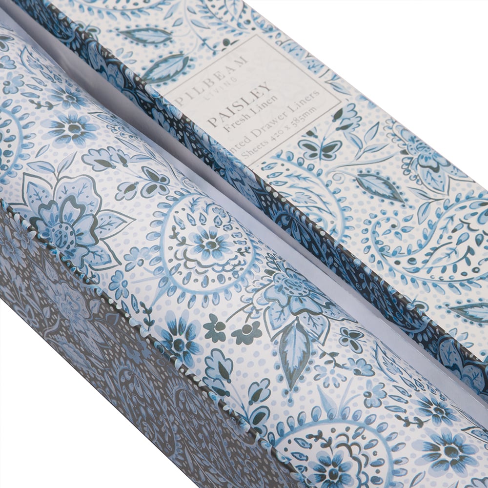 Pilbeam Paisley Scented Drawer Liners Peter's of Kensington