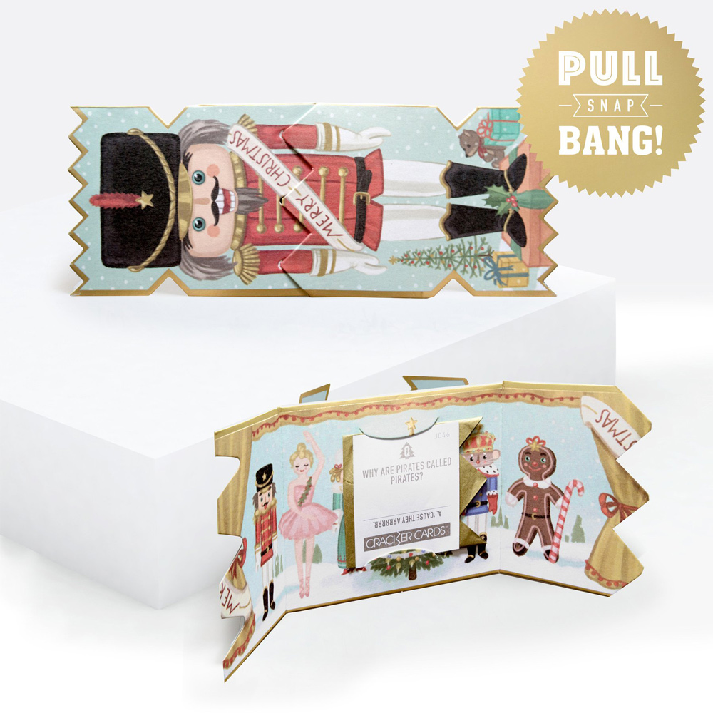 Music Box Card Nutcracker Soldier Christmas Cracker Card Peter's of