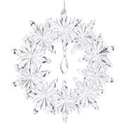 Raz - Snowflake Wreath Ornament 12cm